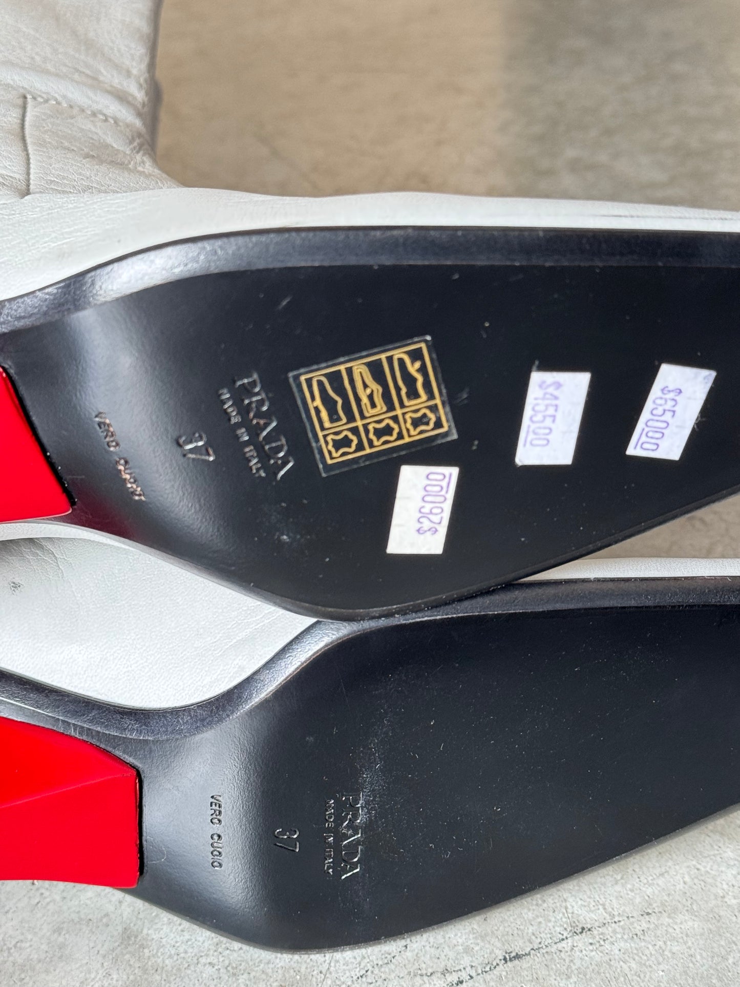 Prada FW98 Boots Powder Blue Deadstock EU 37/US 6.5 Archive