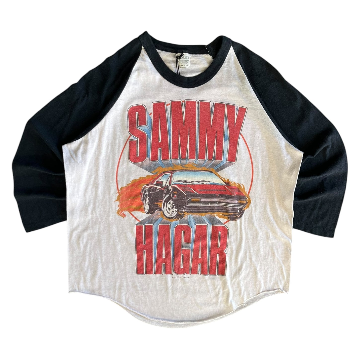 Vintage Sammy Hagar I Can’t Drive 55 Raglan Shirt