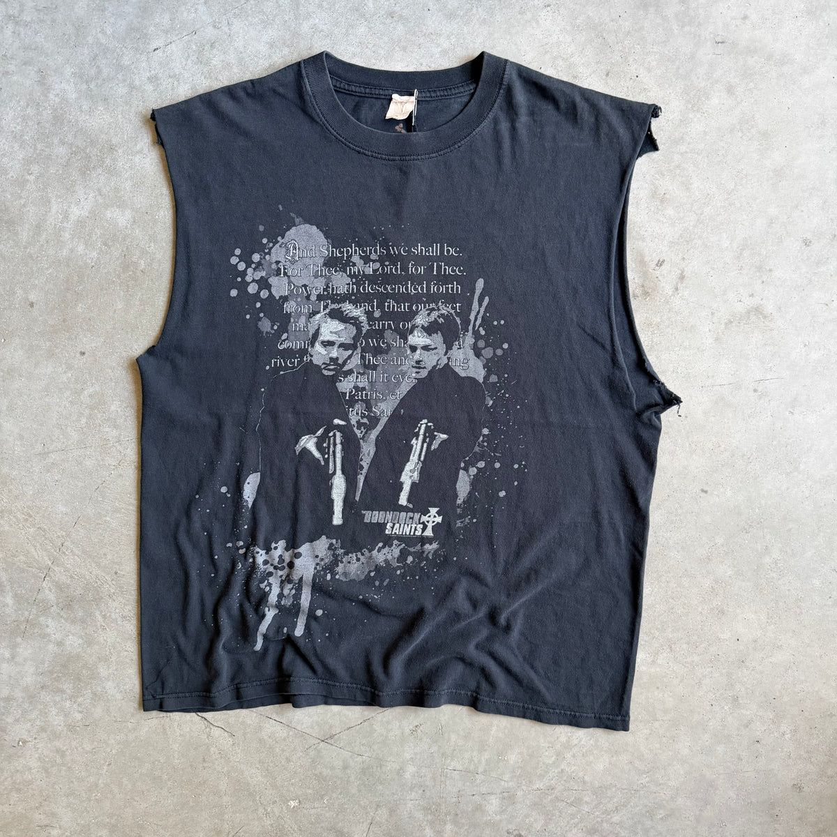 Vintage Boondock Saints Bible Verse Portrait Tee