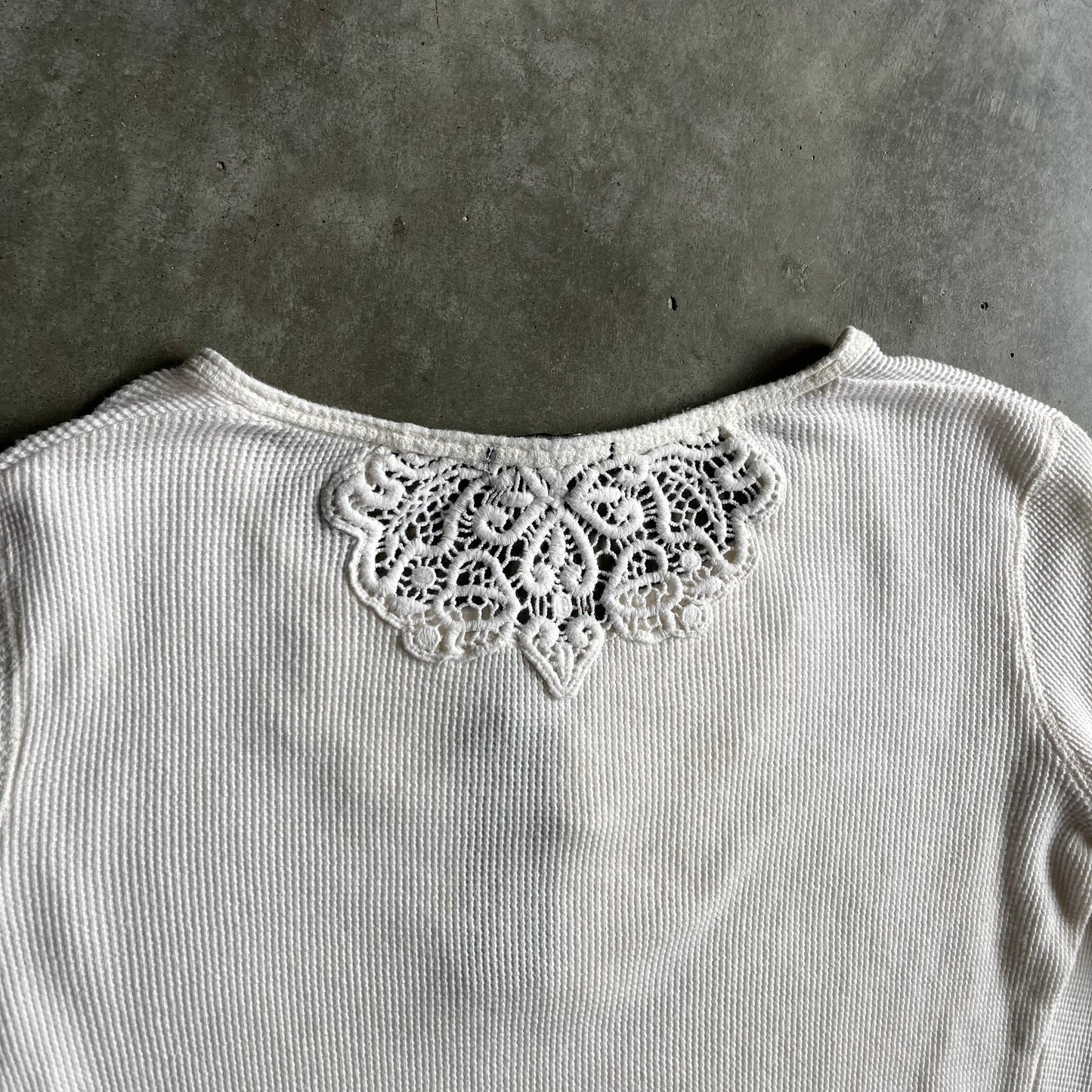 Women’s Y2K Faded Glory Lace Thermal