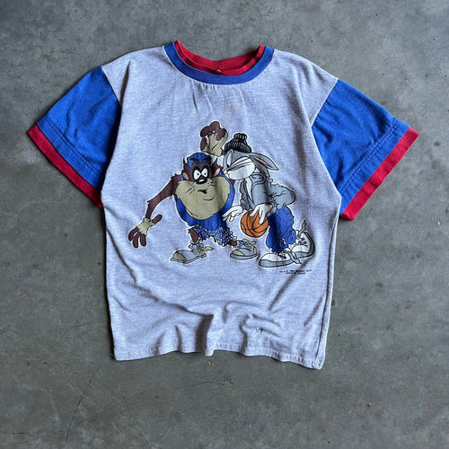 Vintage Looney Toons Urban Basketball Double Tee