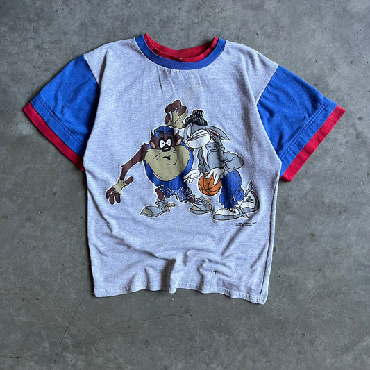 Vintage Looney Toons Urban Basketball Double Tee