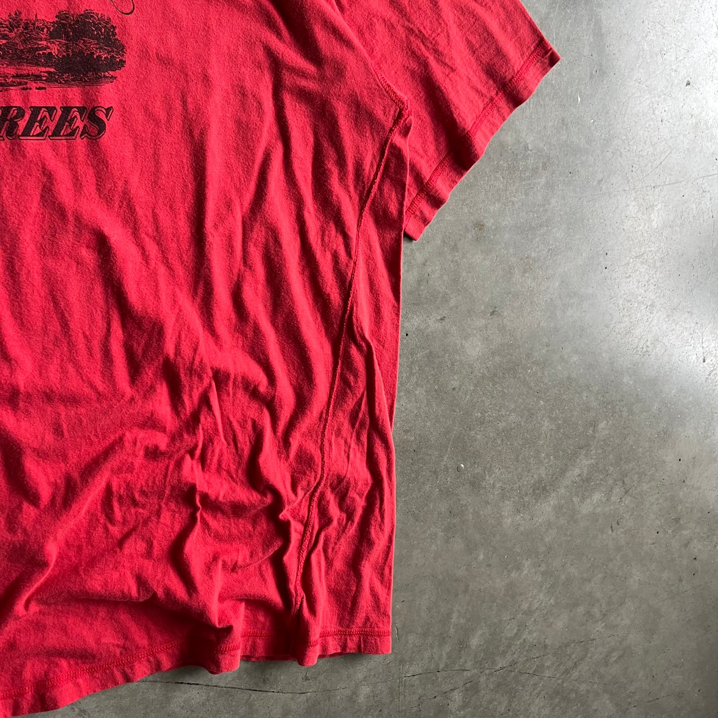 Vintage Polo Ralph Lauren Dungarees Red Tee