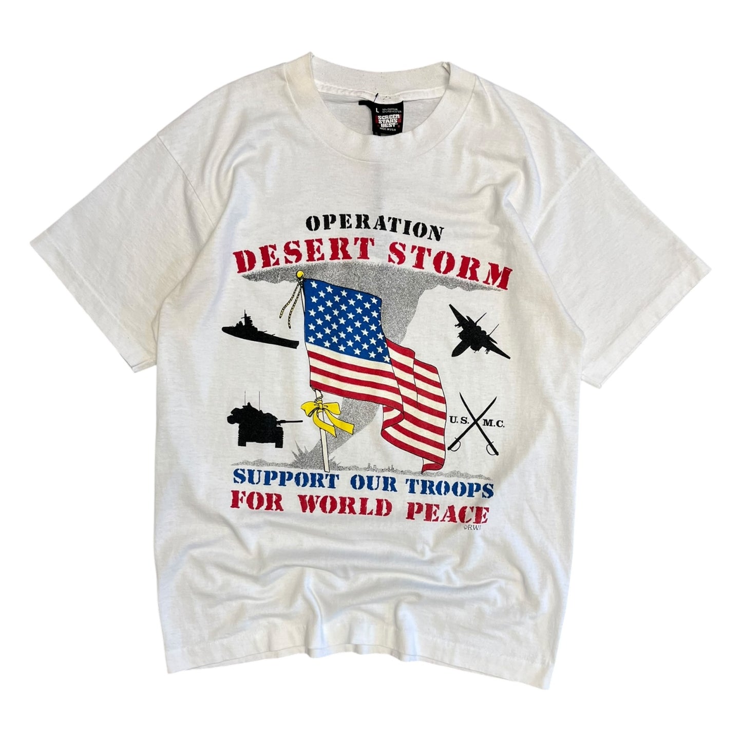 Vintage Desert Storm Support Our Troops T Shirt