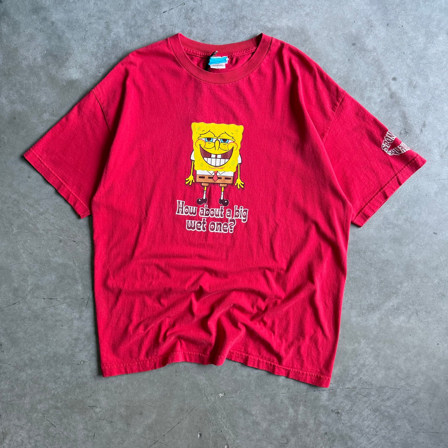 Vintage SpongeBob ‘How About A Big Wet One’ Tee