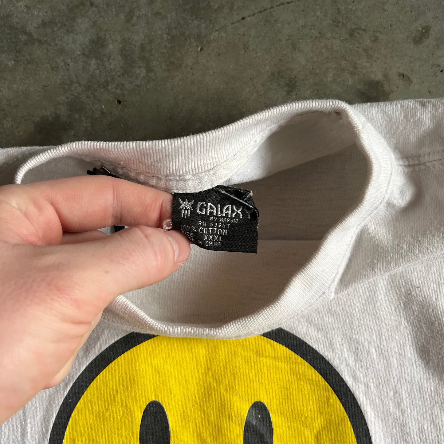 Vintage 2 Face Attitude “Cool!” Smiley Face Tee