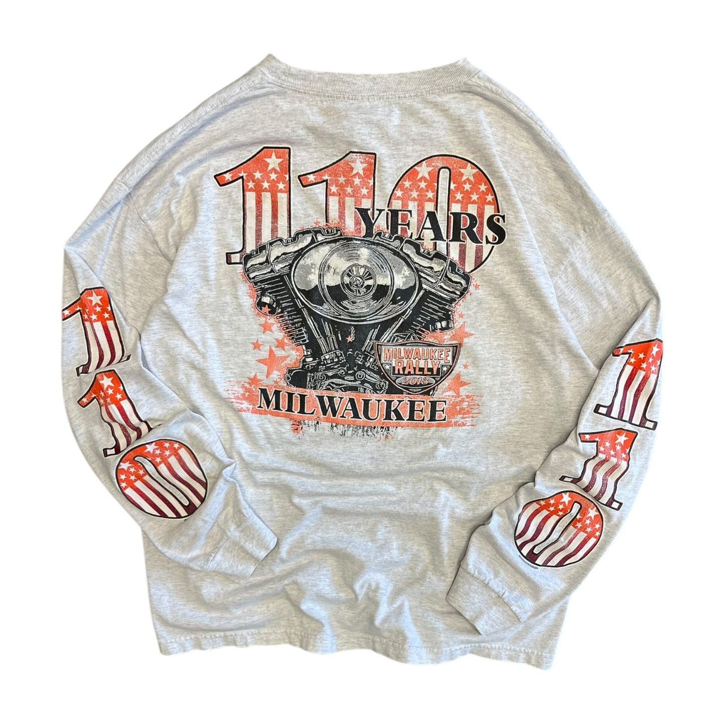 Y2K Milwaukee Rally 110 Years Longsleeve Print