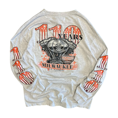 Y2K Milwaukee Rally 110 Years Longsleeve Print