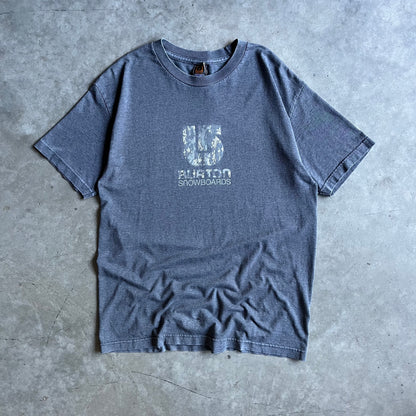 Y2K Burton Snowboards Camo Logo Tee