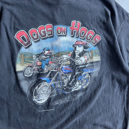 Vintage Big Dogs “Dogs On Hogs” Motorcycle Tee