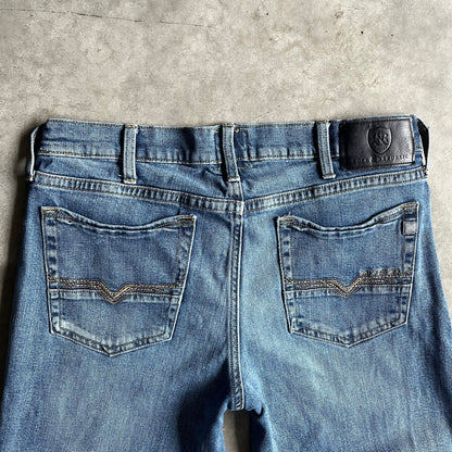 Y2K Rock & Republic Relaxed Straight Fit Blue Wash Jeans