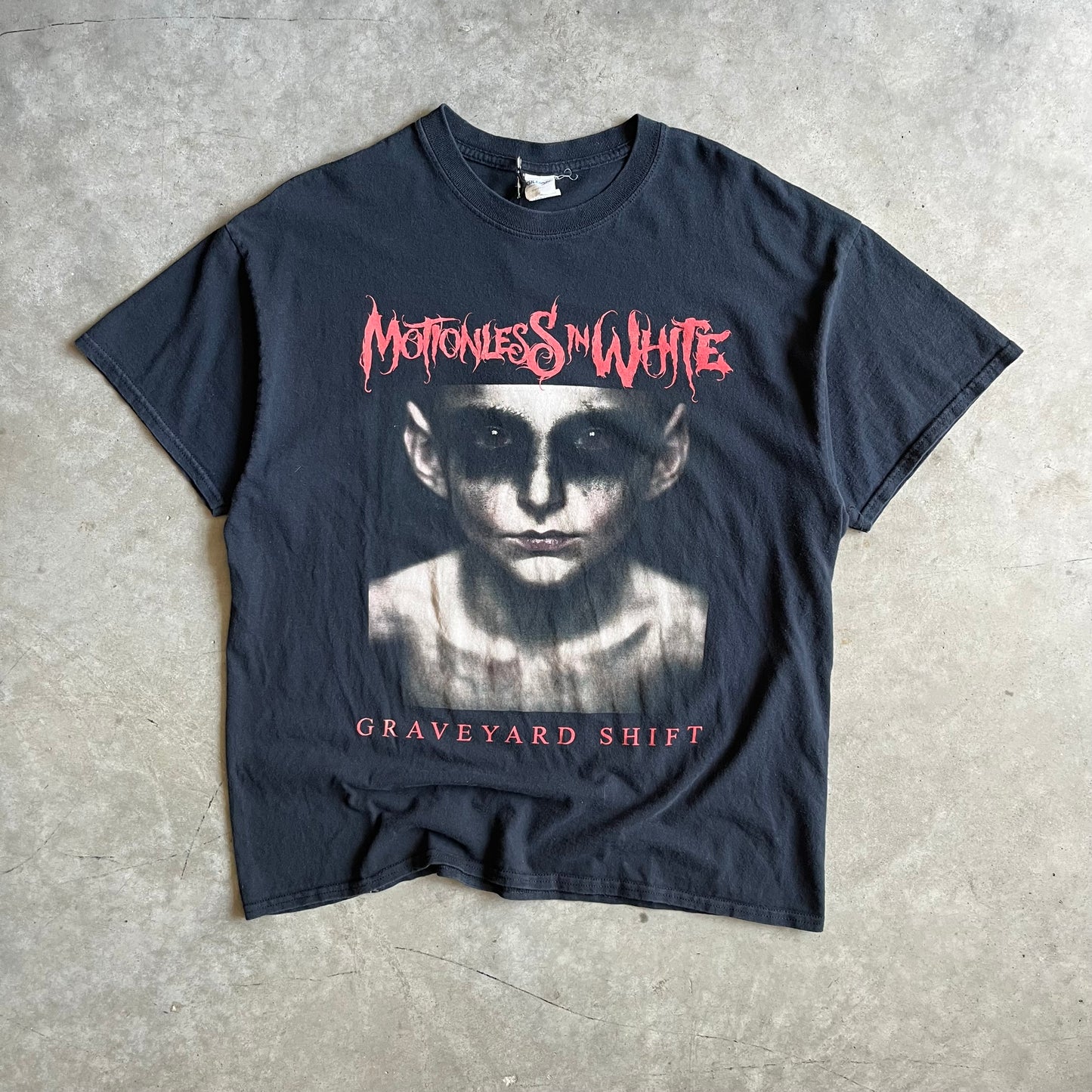 Y2K Motionless In White “Graveyard Shift” Album Tee
