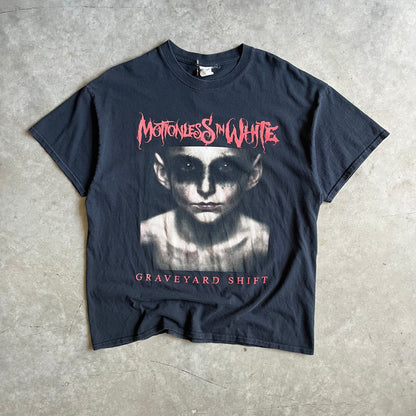 Y2K Motionless In White “Graveyard Shift” Album Tee