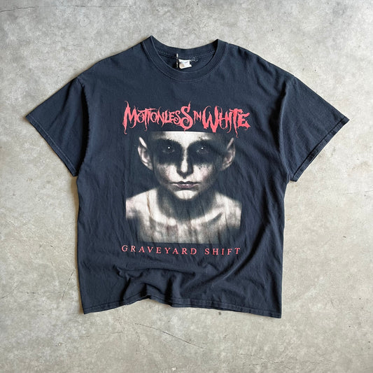 Y2K Motionless In White “Graveyard Shift” Album Tee