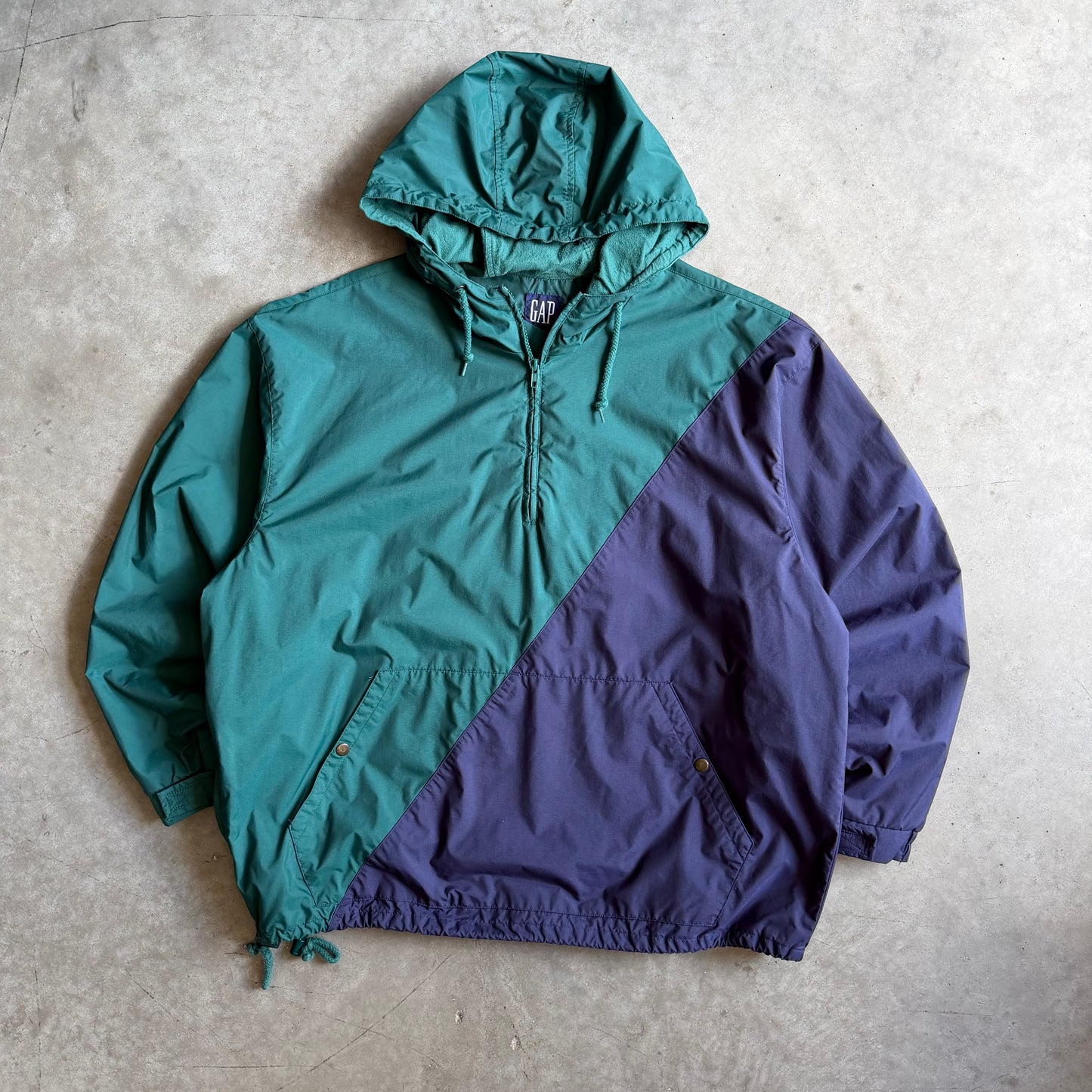 Vintage GAP Horizontal Two Tone Windbreaker
