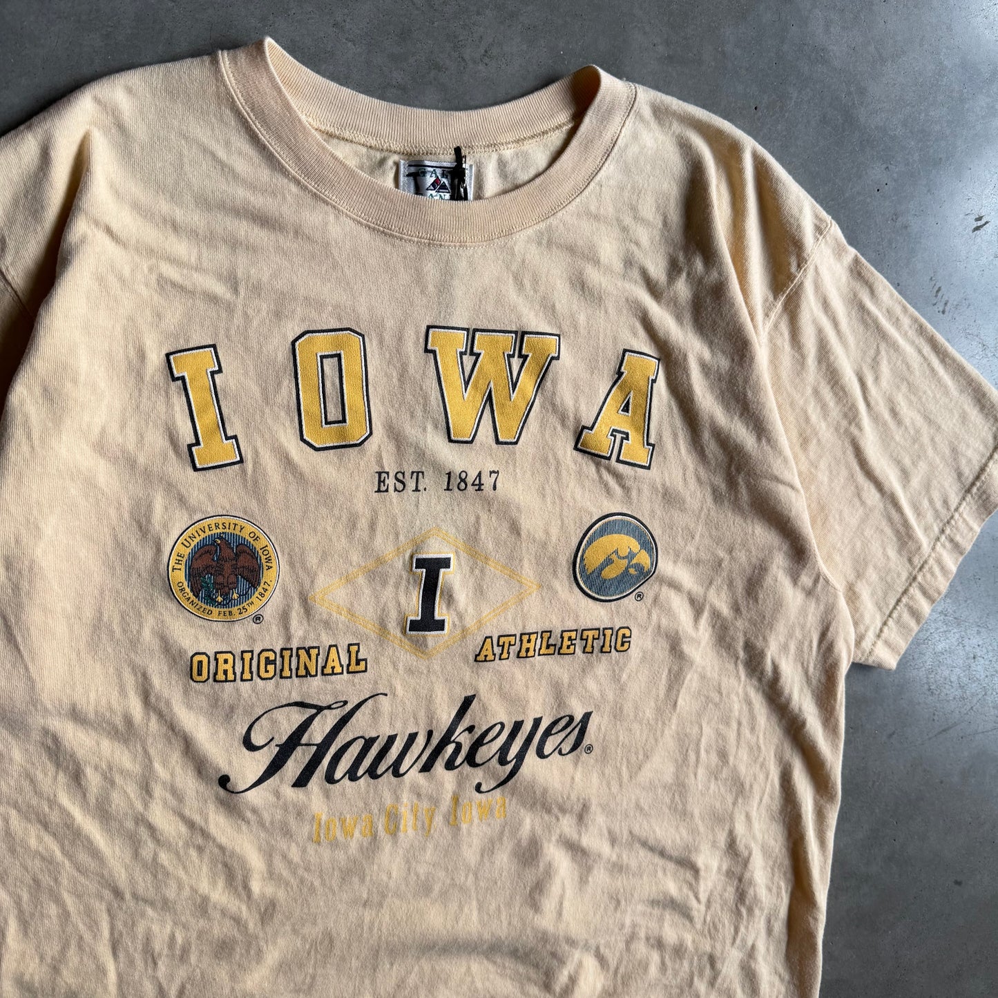 Y2K Iowa Hawkeyes Original Athletic Logos Tee