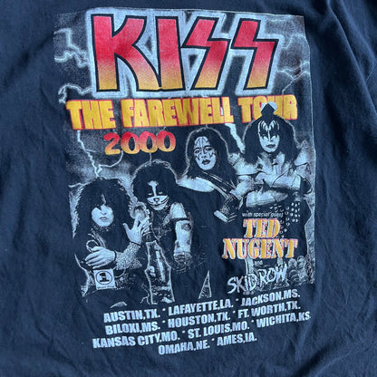 Vintage KISS 2000 Farewell Bootleg Tour T Shirt