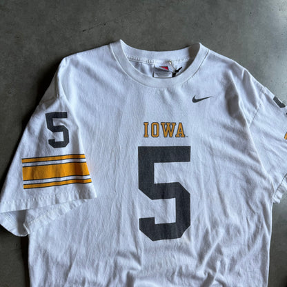 Y2K Nike Iowa Hawkeyes #5 Football Jersey Tee