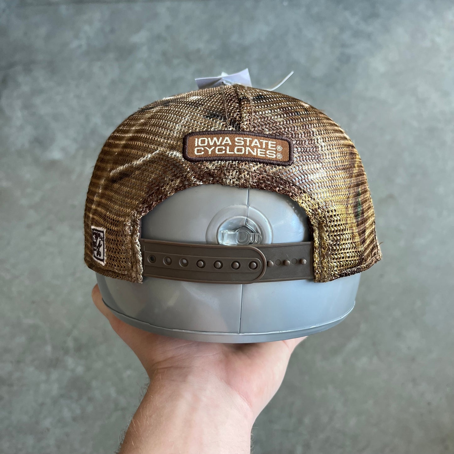 The Game Iowa State Cyclones Camo Trucker Hat