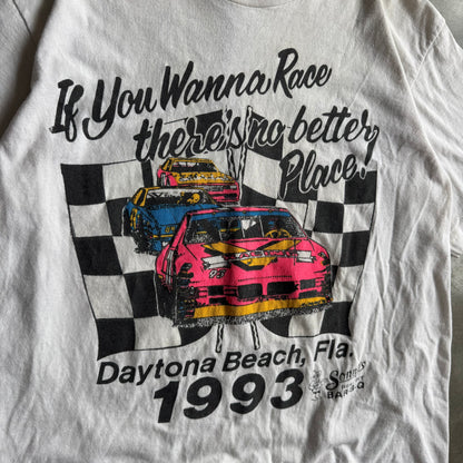 Vintage “If You Wanna Race..” Daytona Beach Tee