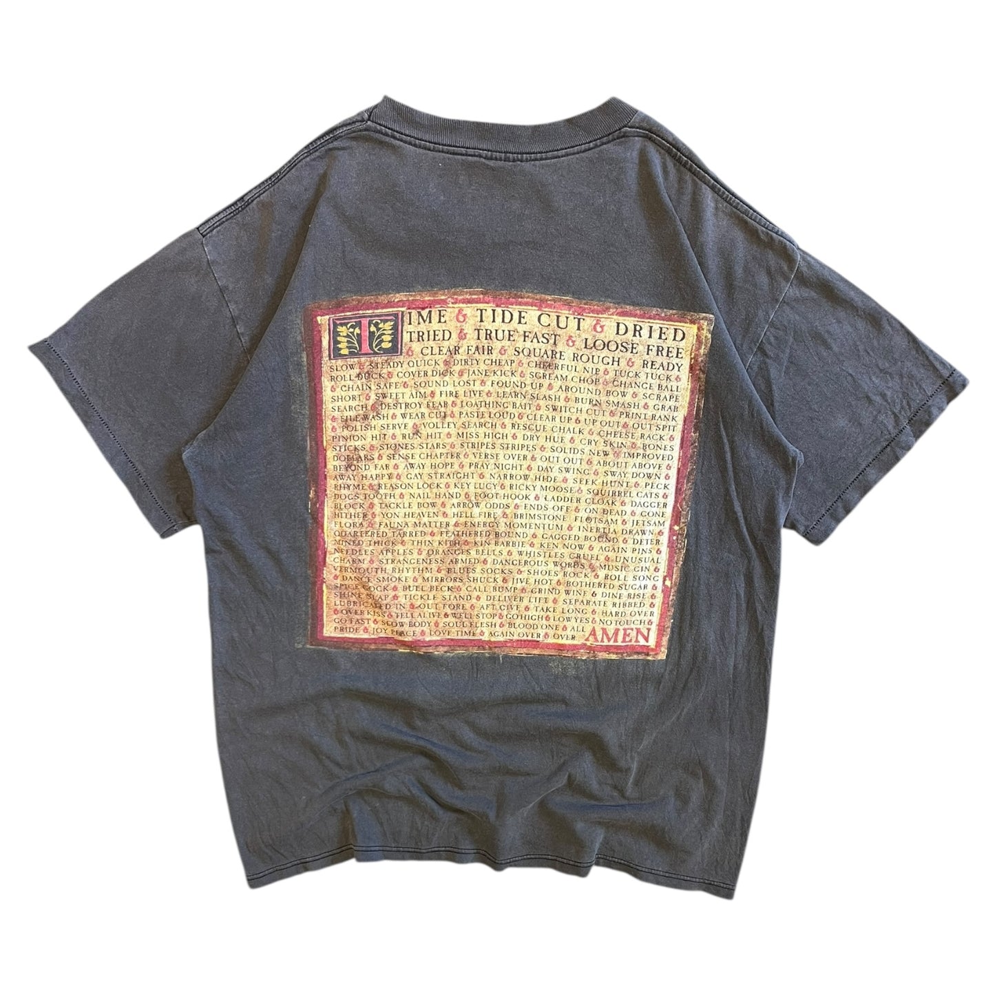 Vintage 1993 Rush Counterparts Tour T Shirt
