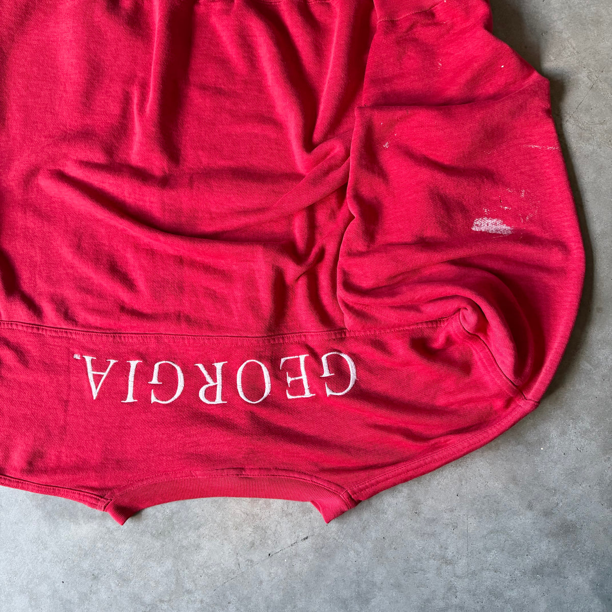 Vintage Georgia Bulldogs Embroidered Dog Sweatshirt