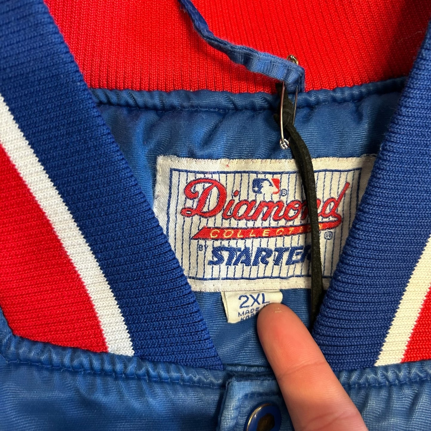 Vintage Starter Chicago Cubs Wrigley Field Satin Jacket