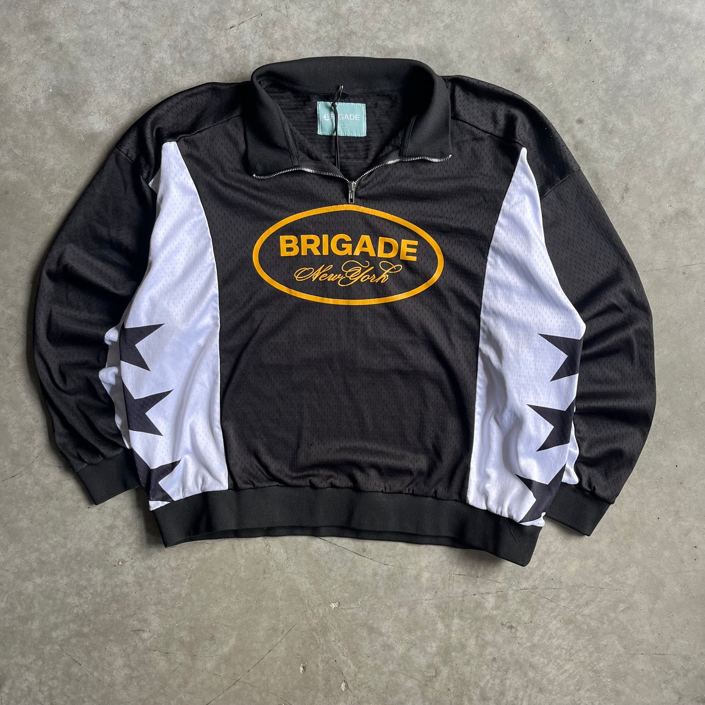 Brigade New York Mesh Motocross Quarter Zip Black