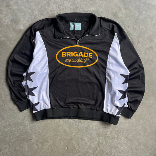 Brigade New York Mesh Motocross Quarter Zip Black