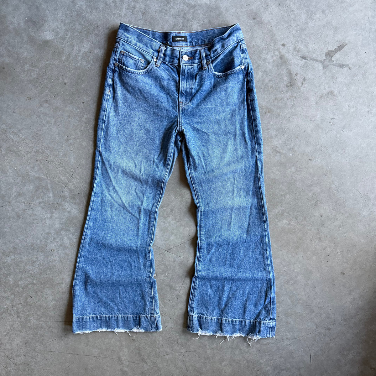 Y2K Women’s Express Flared Blue Jeans