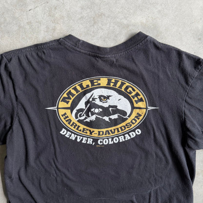 Y2K Harley Davidson “Forever Free” Chained Eagle Tee