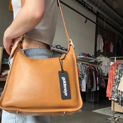 Coach 1999 Camel Legacy Zip Bag