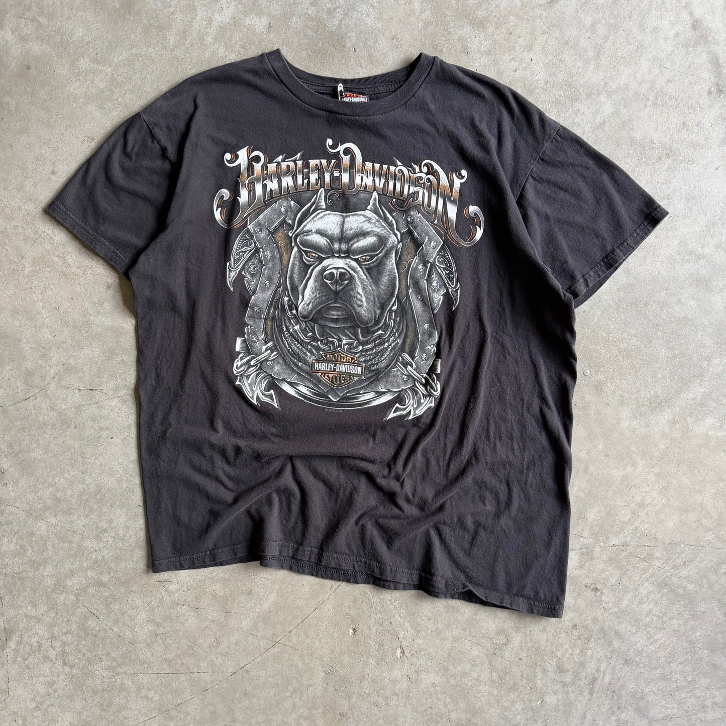 Y2K Harley Davidson “On Guard Dog” Graphic Tee
