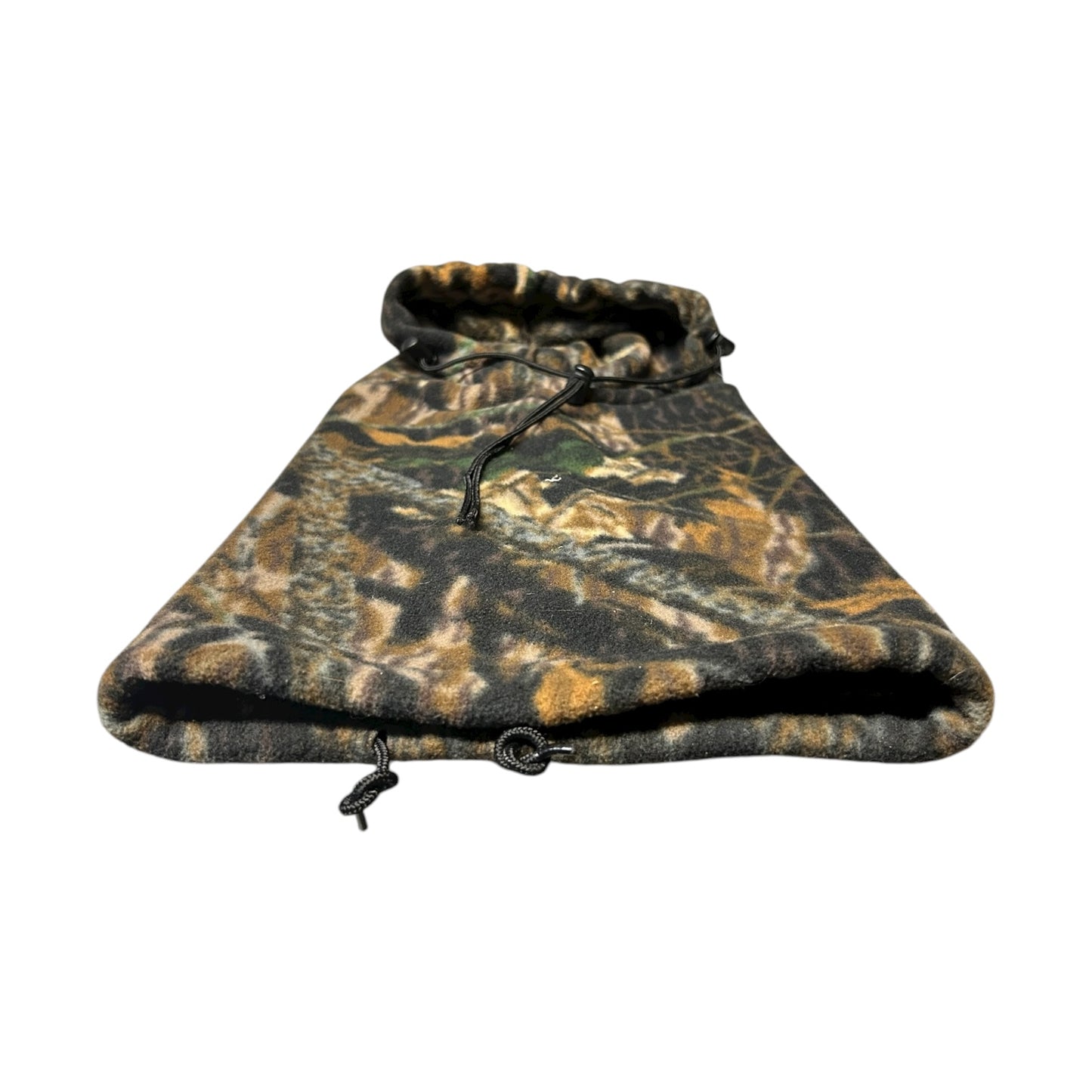 Vintage Adjustable Camo Fleece Hood