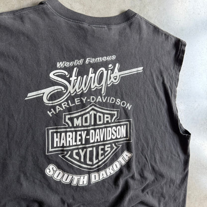 Vintage ‘03 Sturgis Black Hills Rally Cut Off Tee
