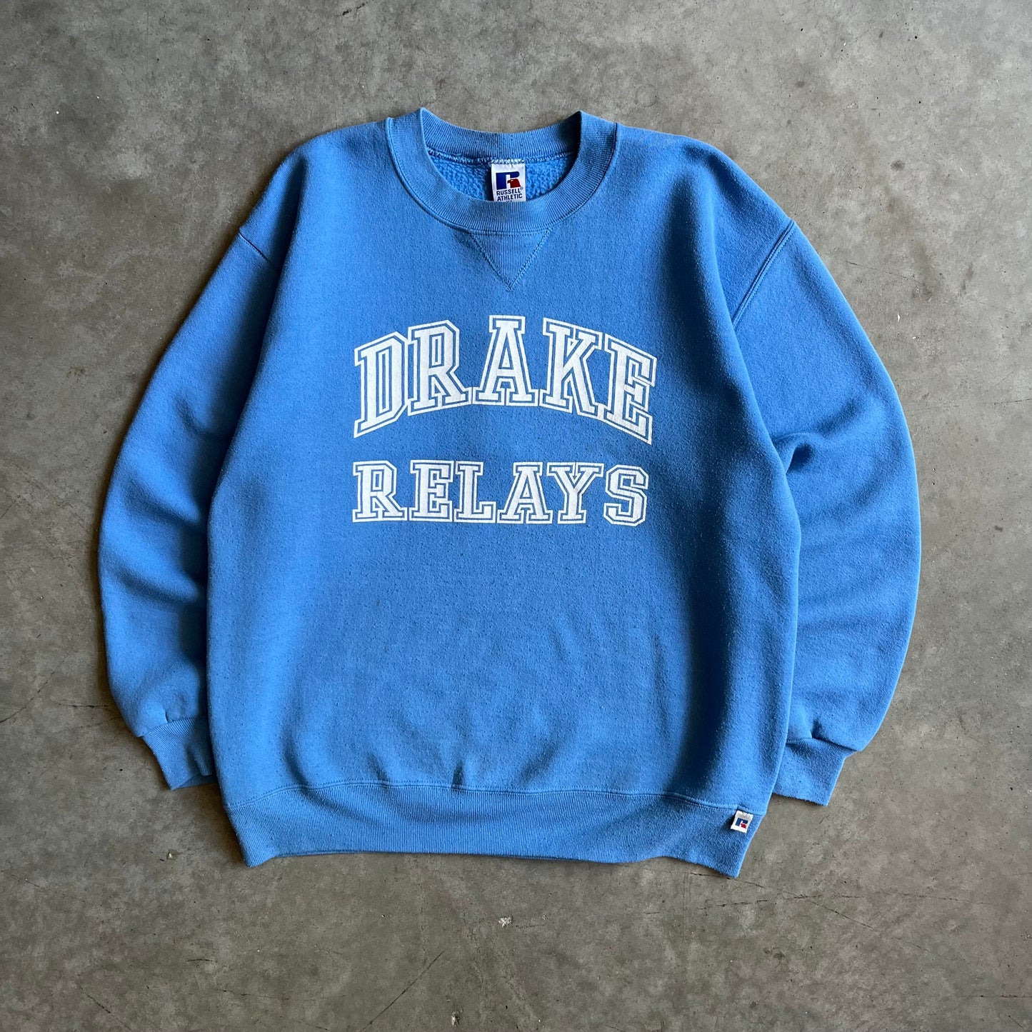 Vintage Russell Athletic Drake Relays Spell-Out Sweatshirt
