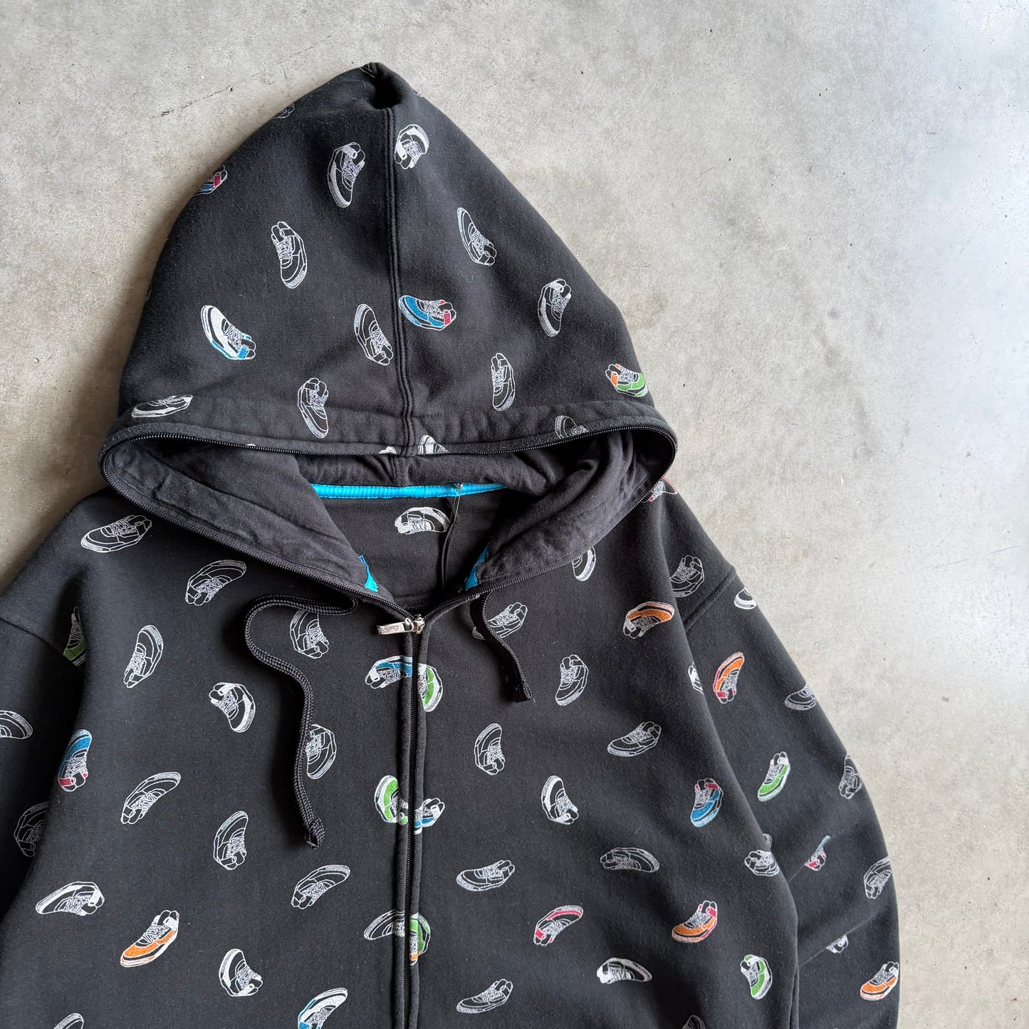 Y2K South Pole Sneaker AOP Full Zip Jacket