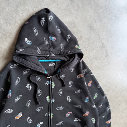 Y2K South Pole Sneaker AOP Full Zip Jacket