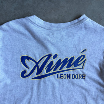 Aimé Leon Dore Script Logo Gray Tee