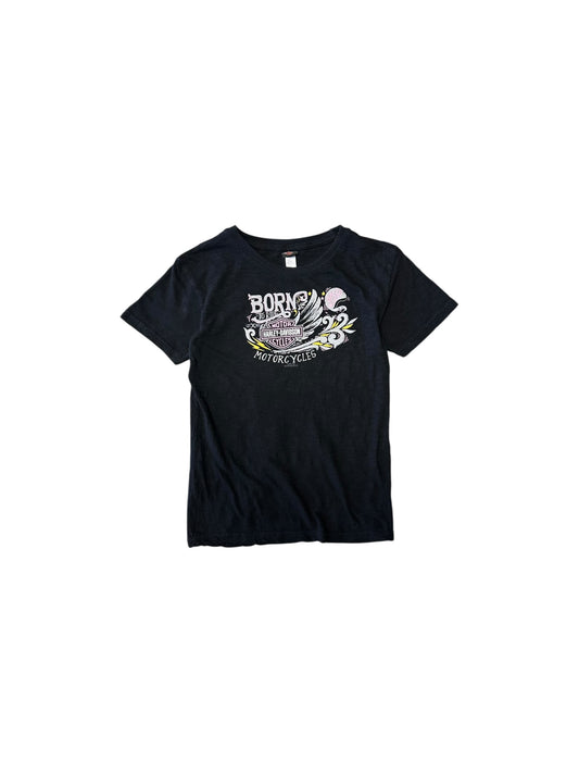 Women’s Harley Davidson “Born To Ride” Graphic Baby T