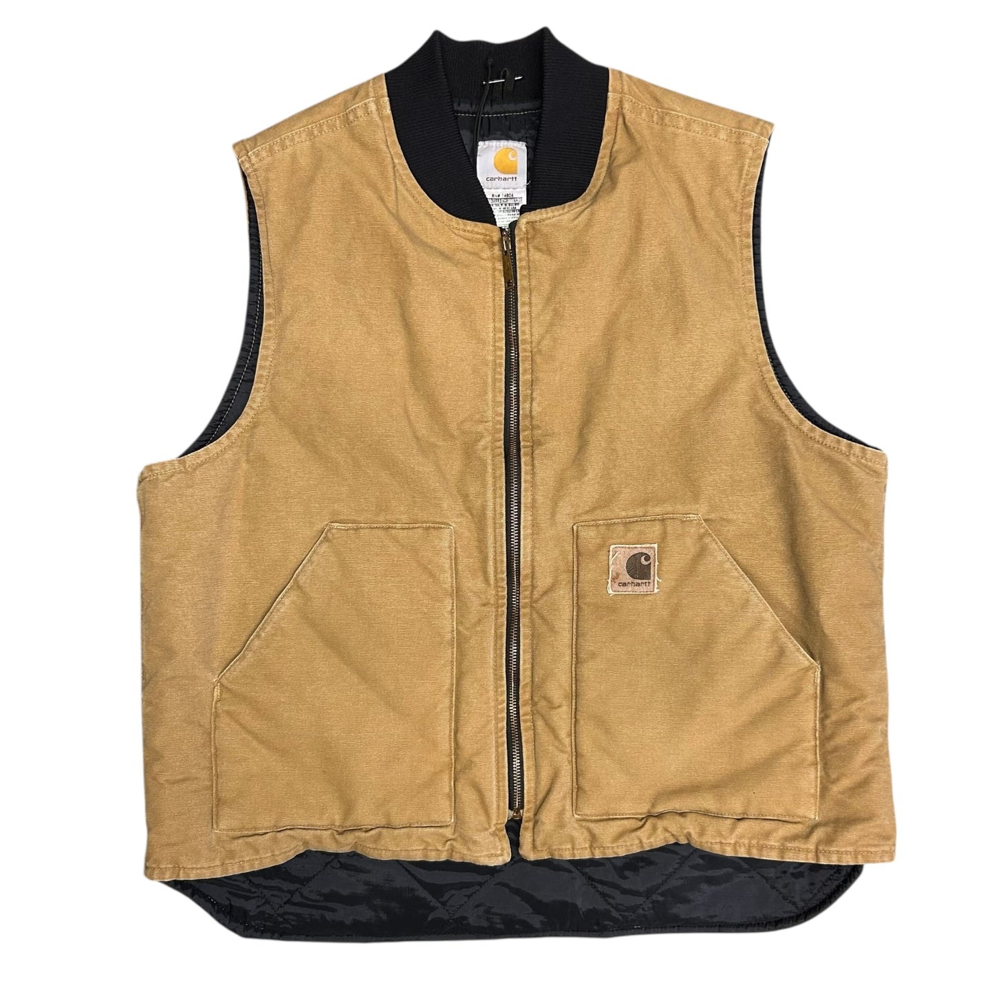 Carhartt ‘V52 CML’ Camel Quilt Lined Vest
