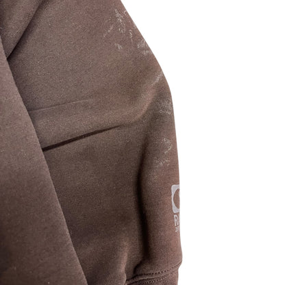 Carhartt Brown Thermal Lined Zip Up Hoodie Thrashed