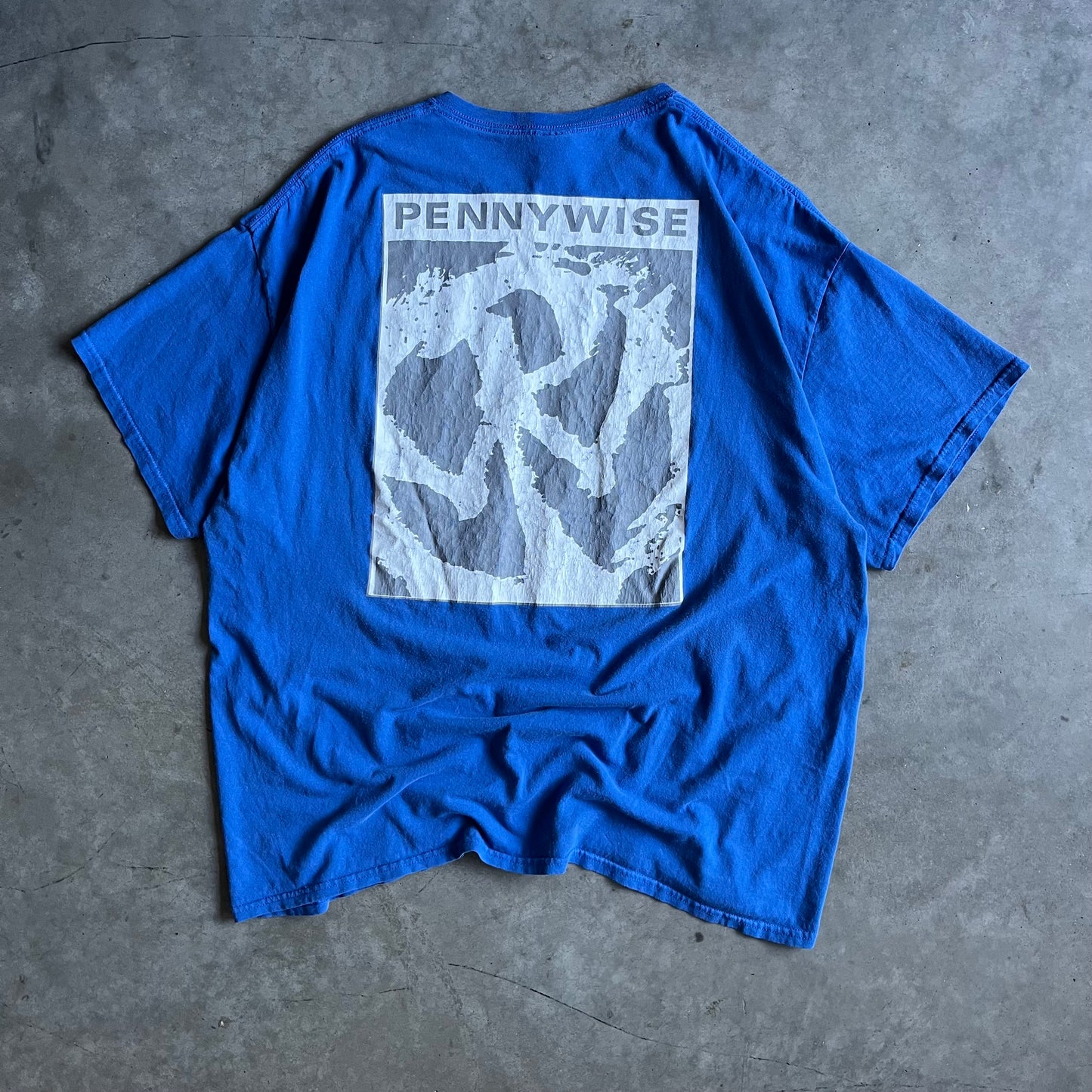 Y2K Pennywise Spell-Out & Back Logo Band Tee