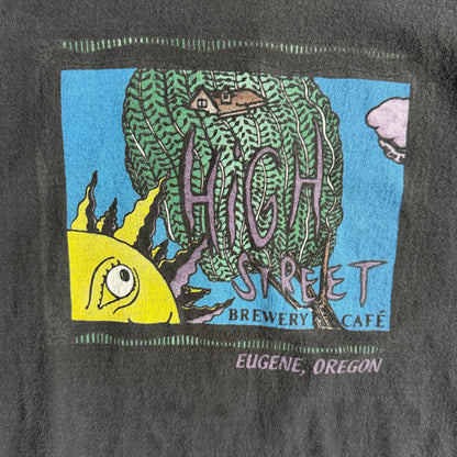 Vintage High Street Brewery & Cafe Eugene Oregon T Shirt