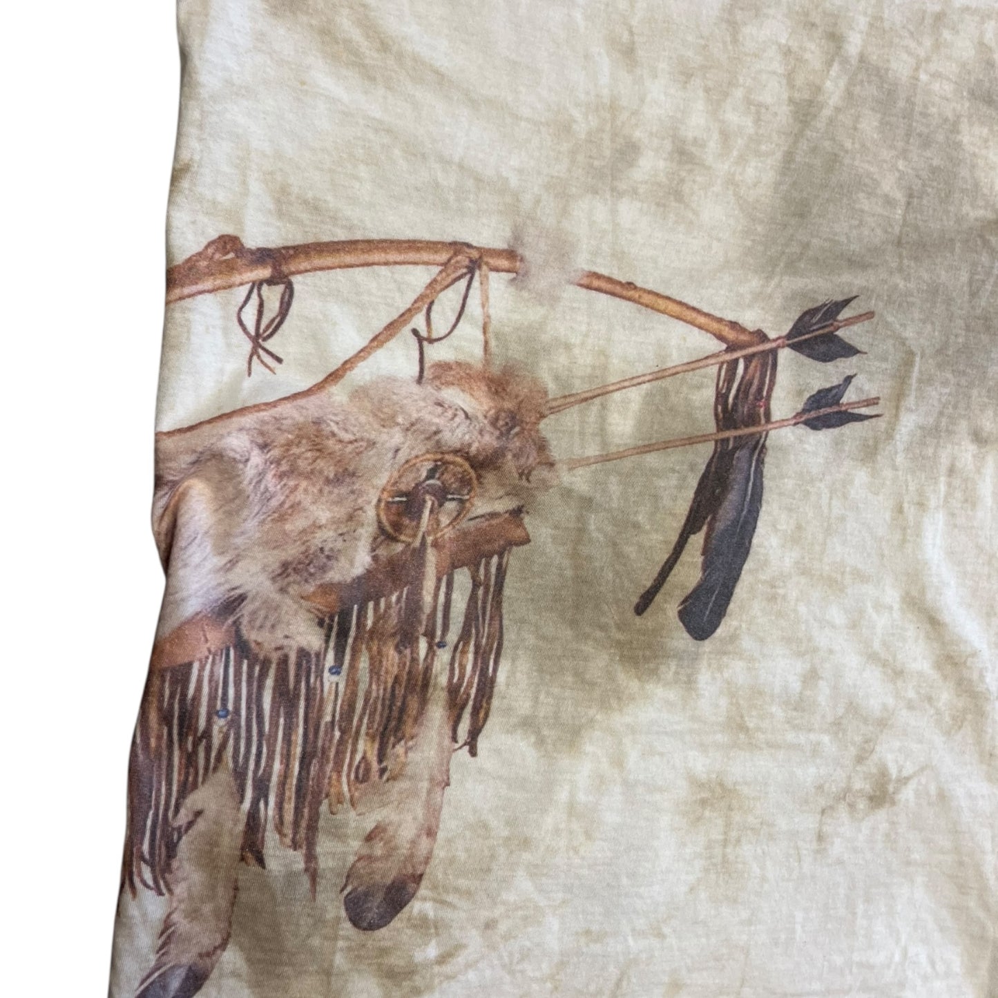 GOA Vintage Fur and Dream Catcher T-shirt
