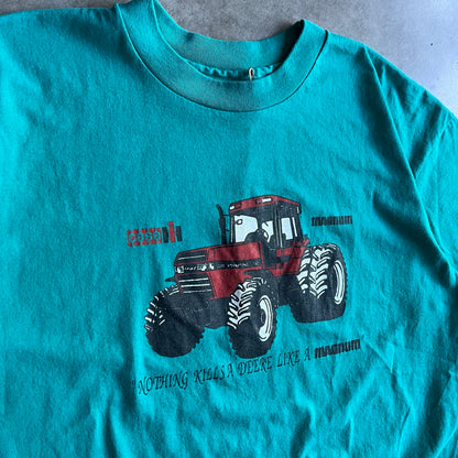 Vintage Red Magnum Tractor Quote Tee
