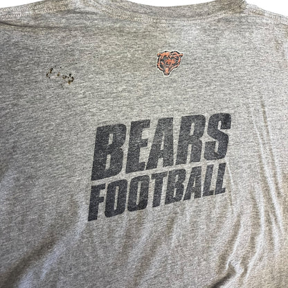 Y2K Nike Chicago Bears Mini Swoosh Grey Tee