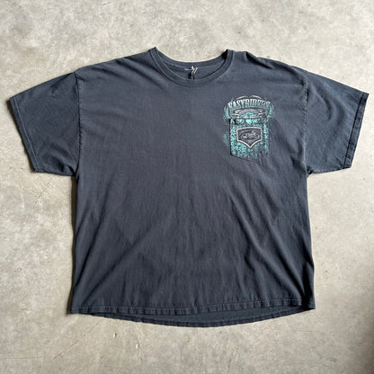 Y2K Easyriders ‘It’s a Lifestyle’ Skull Spellout Graphic Pocket Tee