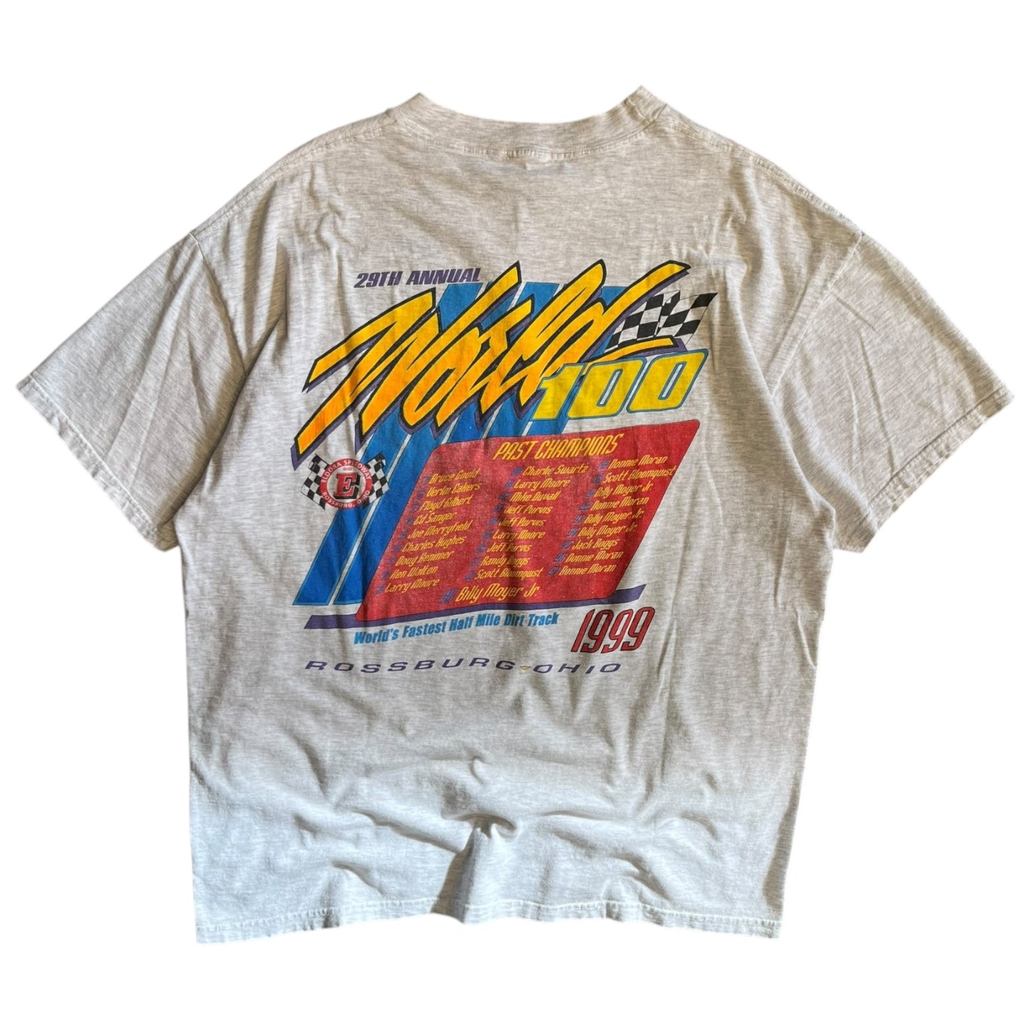 Vintage 1999 Eldora Speedway 29th Annual World 100 Tee