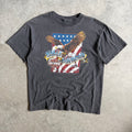 Vintage Harley Davidson America’s Legend Eagle Flag T Shirt